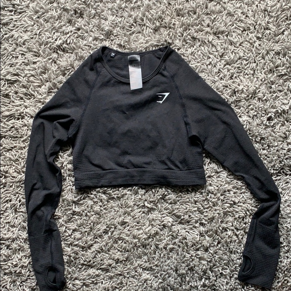 Black Gymshark Longsleeve Shirt